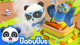 newbaby frogs house is flooded with hot water super panda rescue team 6 babybus cartoon