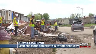 More equipment needed as Omaha metro continues tornado recovery efforts