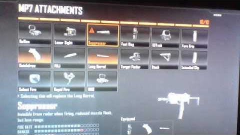Call Of Duty Black Ops 2 MP7 BEST CLASS SETUP (GOLD)