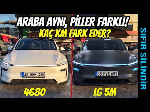 Tesla'nın Yeni Pili | 4680 vs LG 5M | Model Aynı, Piller Farklı Menzil Testi | Pillerini Bitirdik