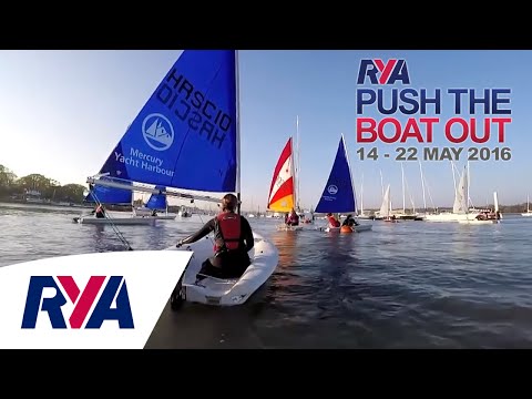 Free sailing sessions in your area during RYA Push the Boat Out 2016