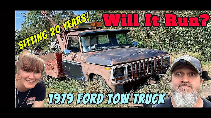 Will it Run and Drive Ford Tow Truck? Abandoned and Sitting 20 plus years. Let's find out.