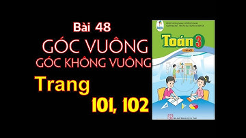 Toán 3 cánh diều Bài 48 Góc vuông, Góc không vuông- Trang 101,102