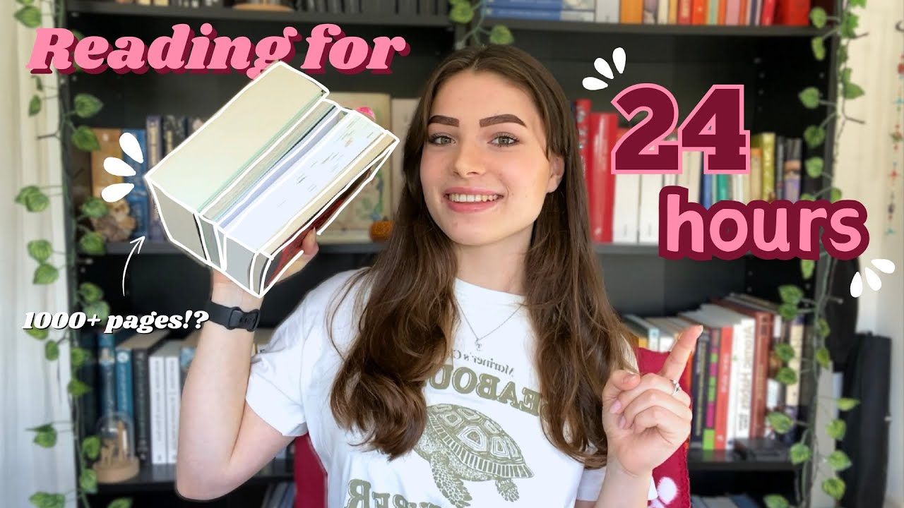 24 HOUR READATHON 📚 how much can I read? - YouTube