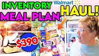 👀 Peep my WEEKLY grocery process 💵 $390 Walmart Grocery Haul!