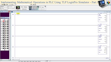 Implementing mathematical operations in PLC part 1