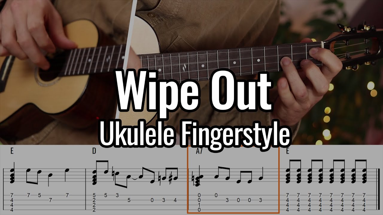 Surfaris Wipe Out (Ukulele Fingerstyle) Slow to Fast YouTube