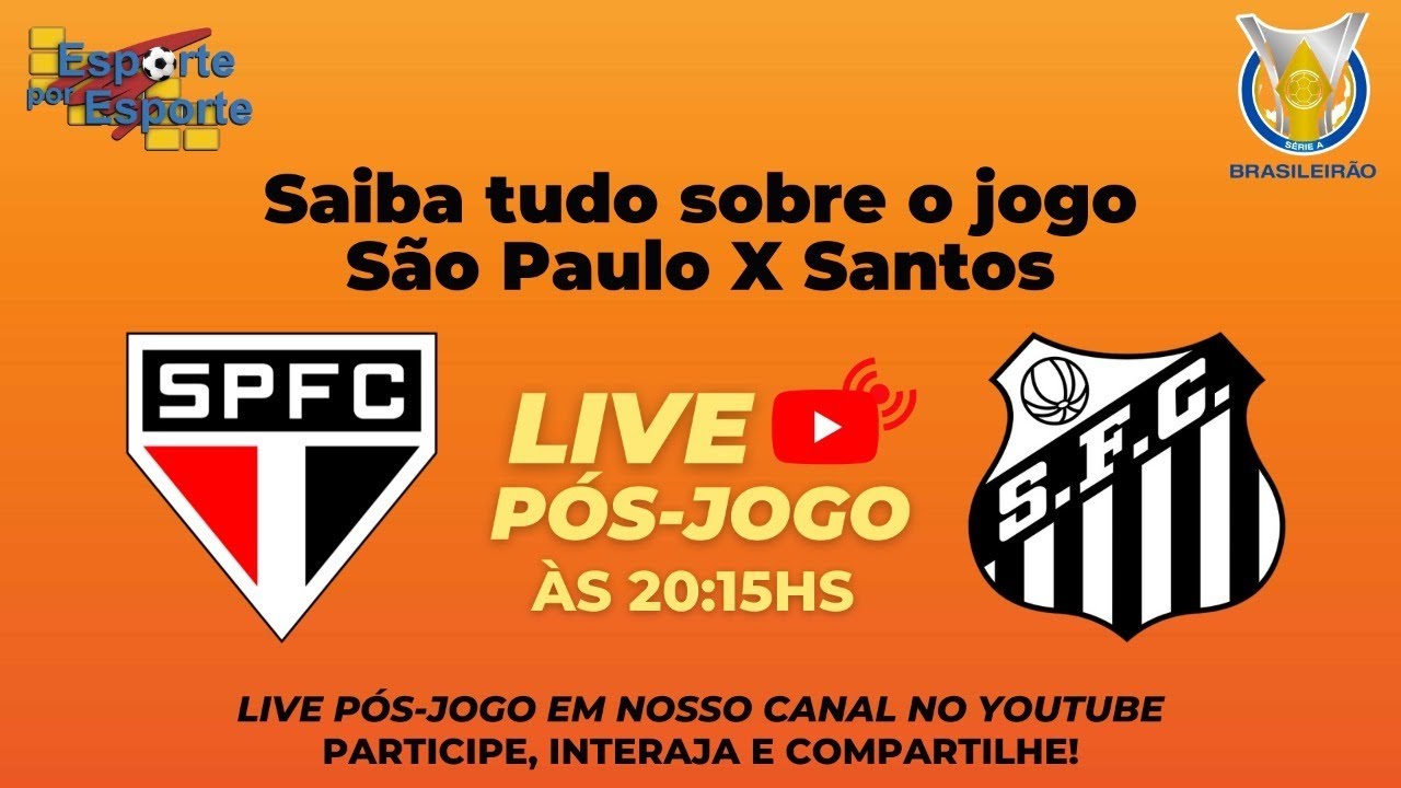Pósjogo Santos 2x0 São Paulo YouTube