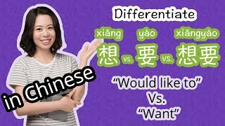 想 xiǎng vs. 要 yào  - Day 31: What Would You Like to Eat? | Learn Chinese for Beginners