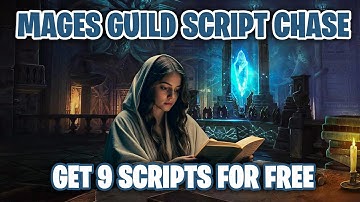 GET 9 FREE SCRIPTS FAST AND EASY - MAGES GUILD SCRIPT CHASE - ELDER SCROLLS ONLINE - GOLD ROAD
