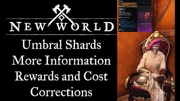 New World Umbral Shards Exact Numbers Needed to Upgrade too 625, and Rewards