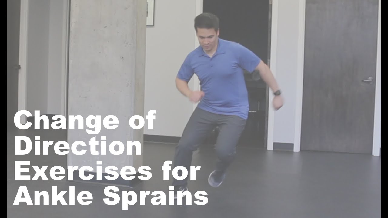 Change of Direction (COD) Exercises for Ankle Sprain - YouTube