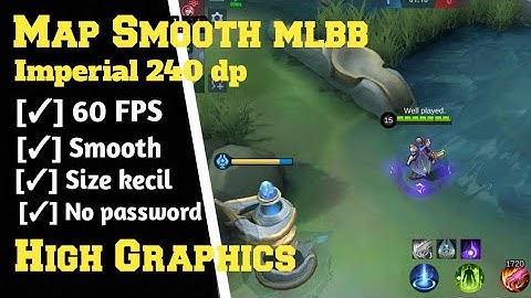 New update! Confiq map smooth (1) Imperial smooth 240dp -Mobile Lengend bang bang-