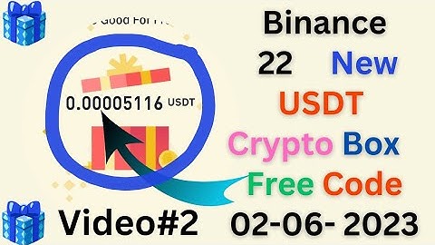 New Binance Crypto Box Free Code 2 June 2023 || Today New Crypto Code || Video#2 #pkgoldtv