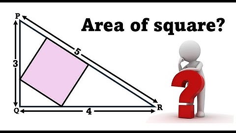 Area of largest square which can be placed inside a right triangle with side lying on hypotenuse