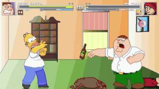 AN Mugen Request #403: Peter Griffin & Rigby VS Mr Funny & Homer Simpson