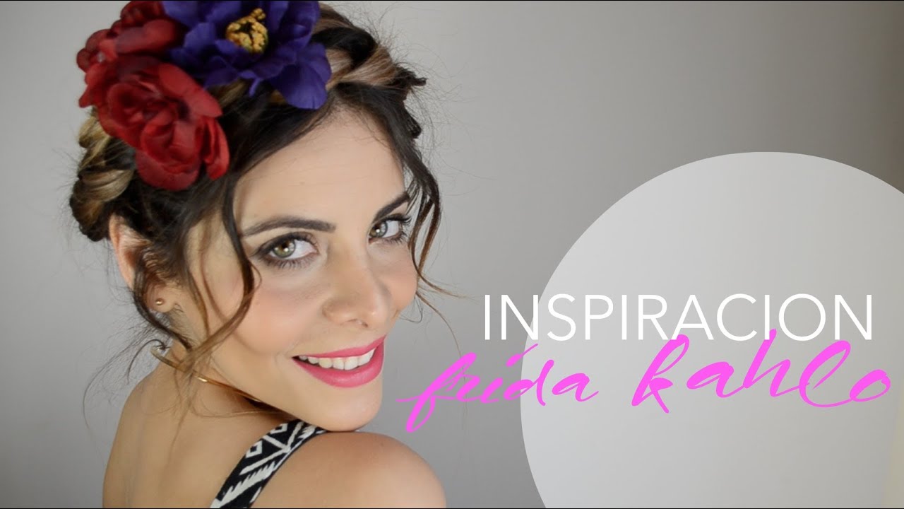 MISS CUCU Peinados faciles inspirados en Frida Kahlo - YouTube