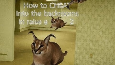 How to Get Into The Backrooms with no keys! (raise a floppa 2)