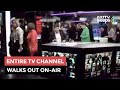 Entire staff of russian tv resigns live onair