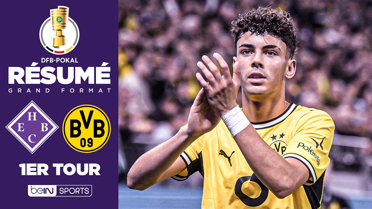 Résumé : DORTMUND colle un 5-0 à HAMBOURG-EIMSBÜTTELER (D5) !