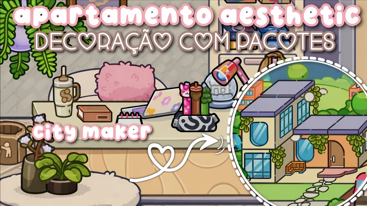 °˖ ⊹🐝:: apartamento aesthetic - decoração com pacotes! ִֶָ 𖧧. ִֶָָ࣪ PAZU AVATAR WORLD 