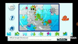 Educational Fun Dragon Jigsaw Puzzle Video For Kids Apps Gameplay screenshot 4