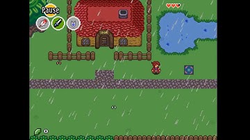 Testing rain script: scrolling feature (with Solarus engine)