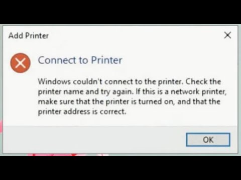 Cara perbaiki Windows Couldn't Connect To The Printer Check The Printer