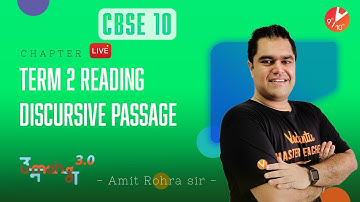 Term 2: Discursive Passage[Reading Comprehension] | CBSE Class10 English Grammar | Umang 2021