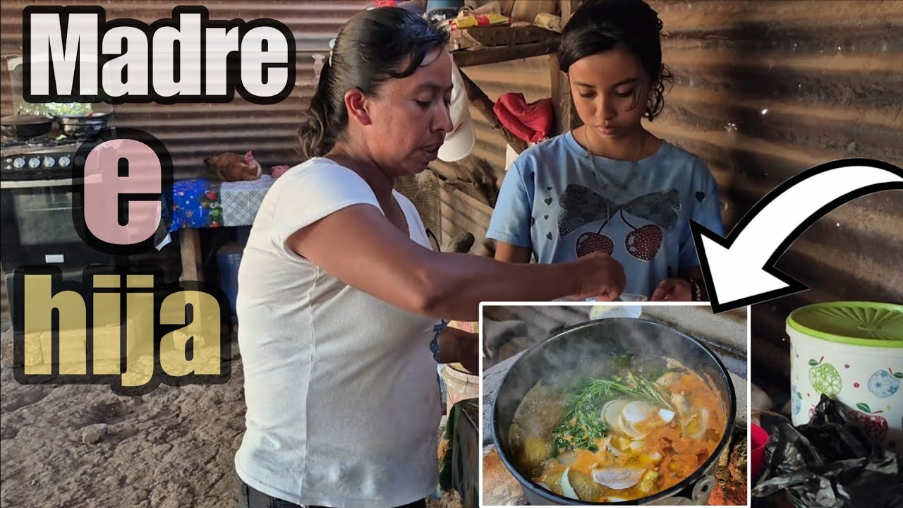 Doña Maga le enseña a su hija hacer un guiso en pepita quedó riquísimo 🤤