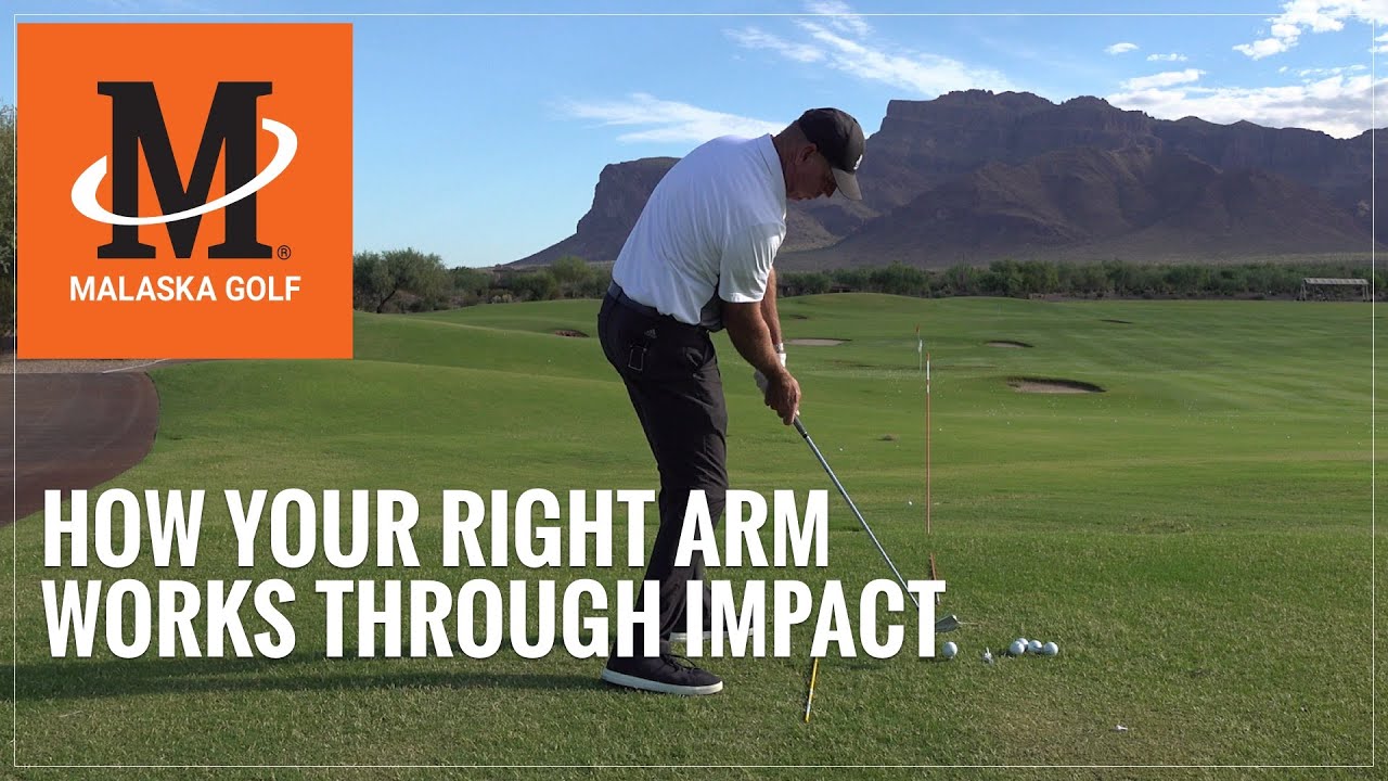 Malaska Golf // How Your Right Arm Works Through Impact The Single