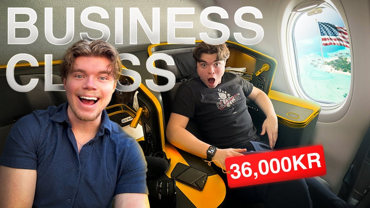 ÖVERRASKAR MIN BROR MED BUSINESS CLASS TILL MIAMI!
