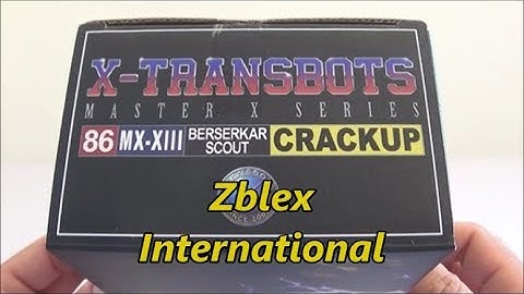 ZBLEX International : X-TRANSBOTS MX-XIII CRACKUP