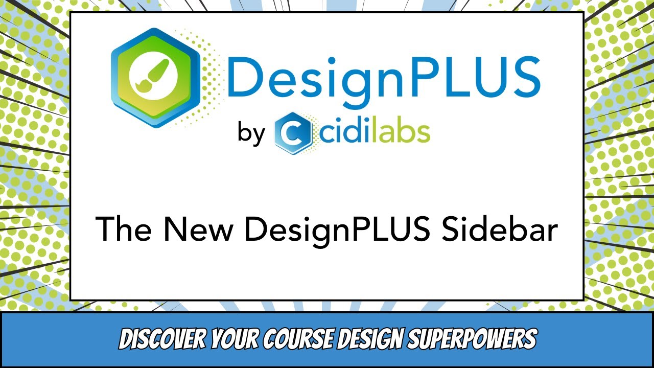 Introducing the New DesignPLUS Sidebar 