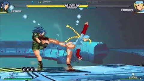 CXS - Leona Vs. Cammy | Capcom X SNK - Ikemen ONLINE 60fps