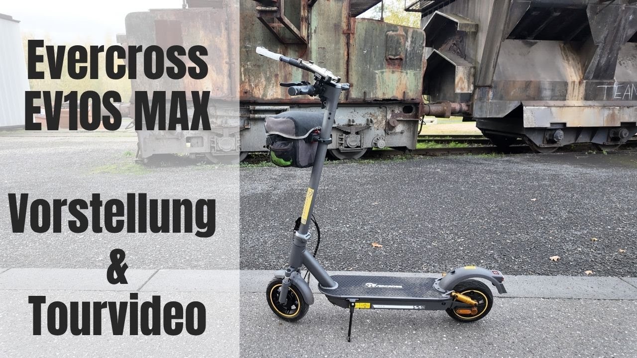 Evercross EV10S MAX 27AH Vorstellung & Tour zur Zeche Zollverein über Bahntrassen