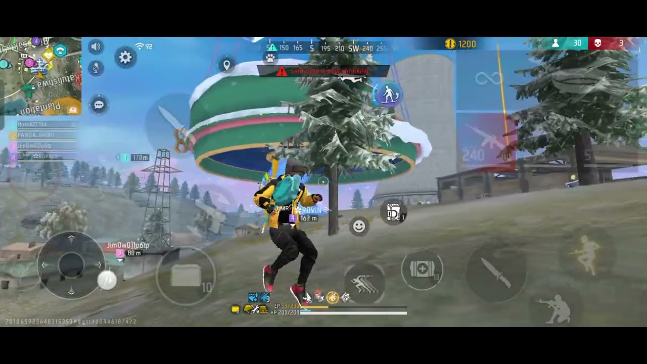 12 kills 99%full gameplay with ump+m4a1 squad match in BR Ranked 🙈🙈🤫🤫🤫