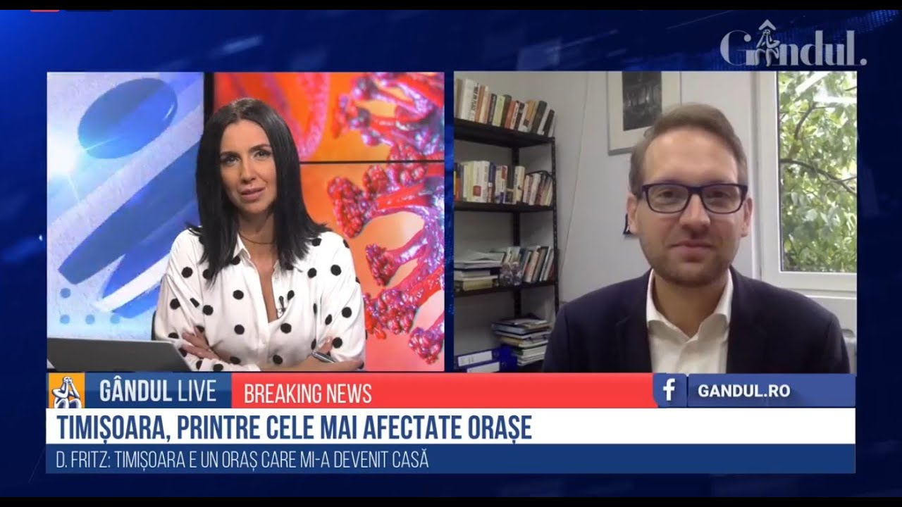 GÂNDUL LIVE. Dominic Fritz, primarul ales al Timișoarei: Nu mai avem locuri la ATI!