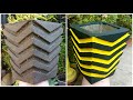 DIY Cement Craft Ideas | Making a Beautiful Cement Pot at Home