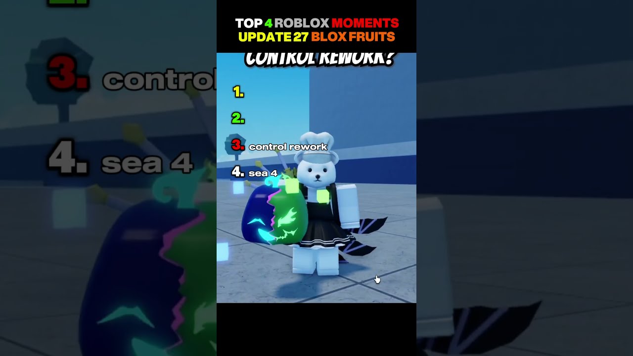 Blox Fruits Update 27 Moments Part 1 Roblox Bloxfruits Shorts