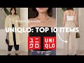 Top 10 uniqlo spring summer essentials 2024