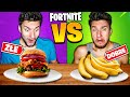 FAST FOOD vs ZDROWE JEDZENIE w Fortnite (🍟vs🥦)