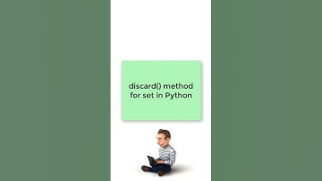 How to implement discard( ) method for sets in Python #pythonshot #python3 #shorts #python #coding