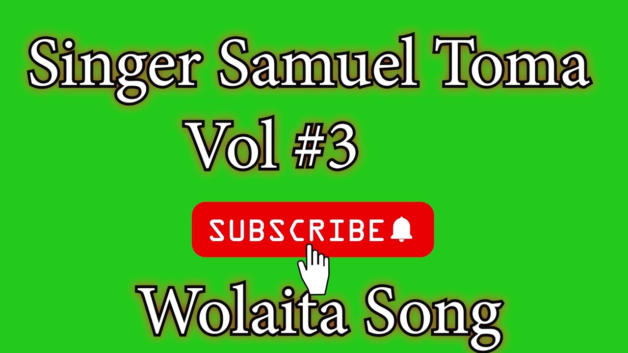 Singer Samuel Toma Vol #3 Full Album Pa Yesusa Ne tana Amanttassa