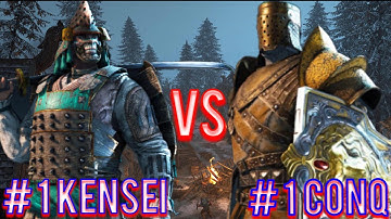 For Honor - Number 1 Ranked Kensei Vs Number 1 Ranked Conqueror!!!