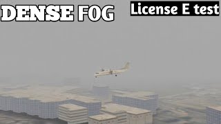 Landing an Aeroplane in DENSE FOG / LICENSE TEST screenshot 3