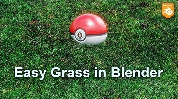 Blender Grass Tutorial – Super Easy! No Add-ons! Make Grass in Blender from Scratch