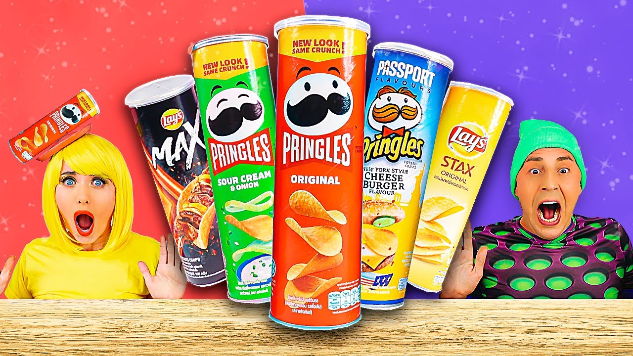 Pringles Potato Chips Challenge | LOLA Filipino - YouTube