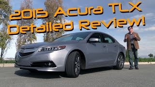 2015 Acura TLX Detailed Review and Road Test