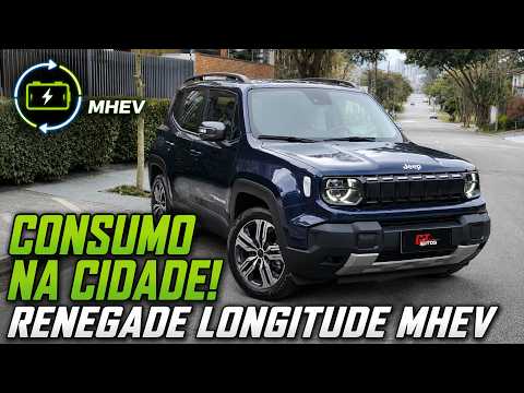 Jeep Renegade Longitude MHEV 2027: agora ficou econômico? O híbrido-leve faz diferença?